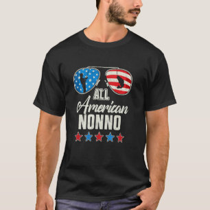 Camiseta Todos American Fishing Nonno 4 de Julho Bandeira d