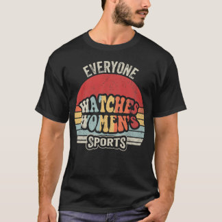 Camiseta Todos Assistem Esportes Femininos Retro Vintage