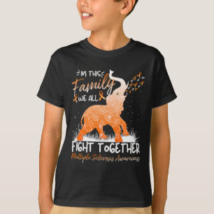 Camiseta Todos Combatem Em Conjunto A Sensibilização Para A
