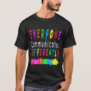 Camiseta Todos Comunicam Diferentes Autismo Especial E