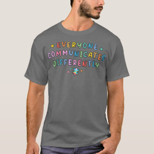 Camiseta Todos Comunicam Diferentes Autismo Especial E