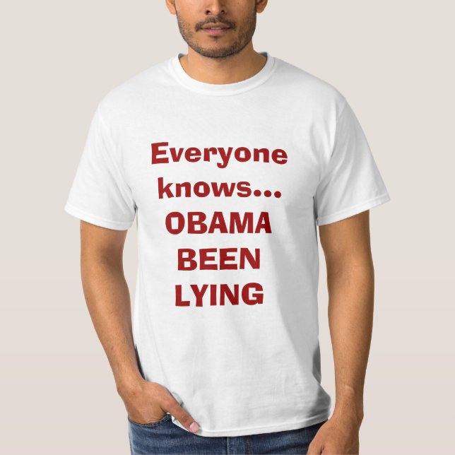 Camiseta Todos conhece… OBAMA que ENCONTRA-SE (Frente)