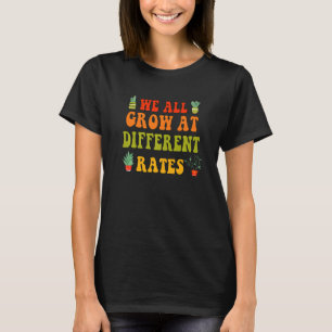 Camiseta Todos Crescemos A Taxas Diferentes, Espalhando O J