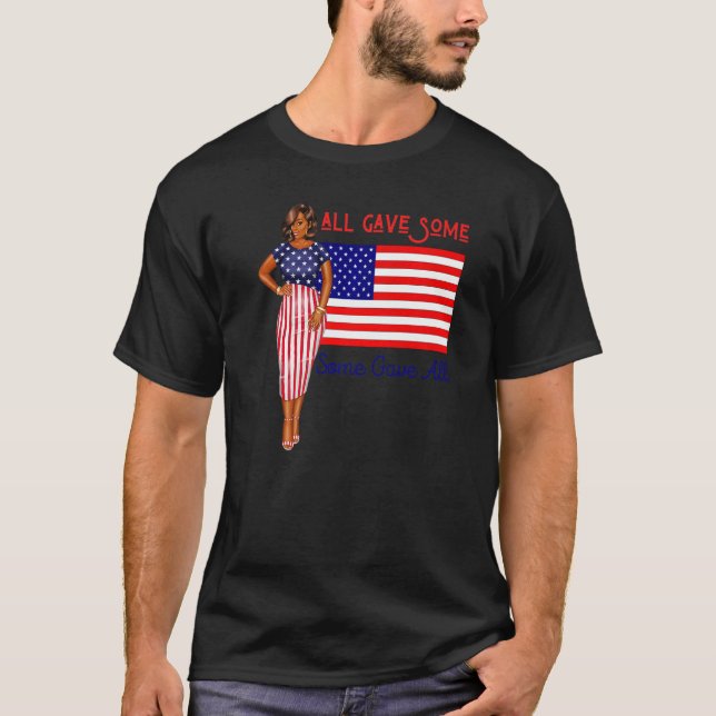 Camiseta Todos Deram Uma Melanina Negra Magia Patriótica W (Frente)