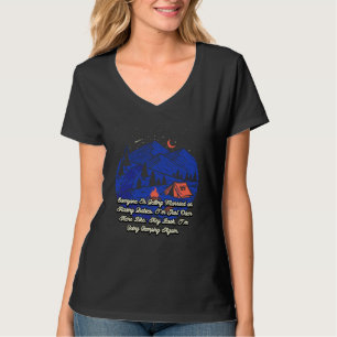 Camiseta Todos Estão Se Casando Acampando Sarcástico Acampa
