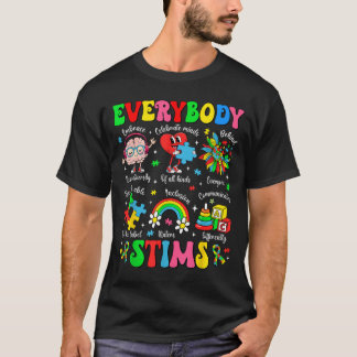 Camiseta Todos Estimulam Professor de Educação Especial Aut