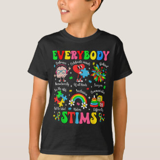 Camiseta Todos Estimulam Professor de Educação Especial Aut