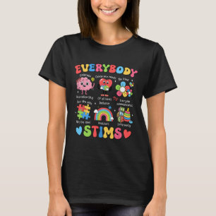 Camiseta Todos Estimulam Professor de Educação Especial Aut