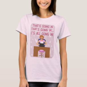 Camiseta Todos Indo Para O Autor Da Mulher De Kitschy Engra