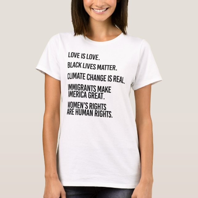 Camiseta Todos merecem direitos humanos (Frente)