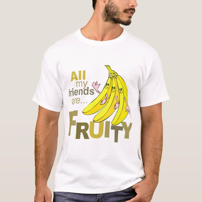 Camiseta Todos meus amigos são frutados (Frente)