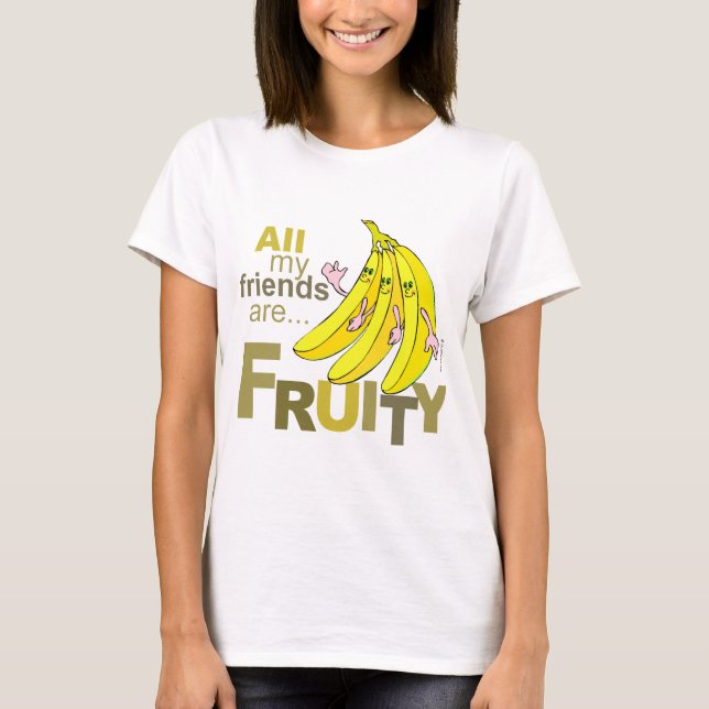 Camiseta Todos meus amigos são frutados (Frente)