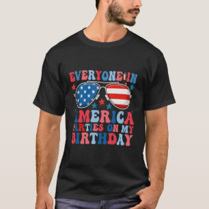 Camiseta Todos Na América Se Dependem Em 4 De Julho De 2023