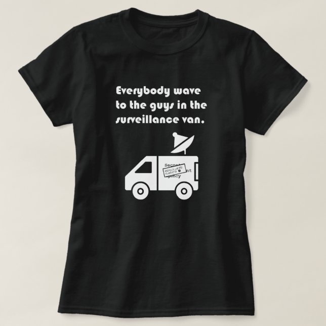 Camiseta "Todos Ondulam..." (Frente do Design)