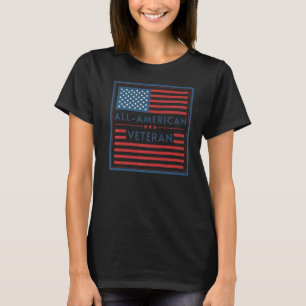 Camiseta TODOS OS AMERICANOS VETERANOS Orgulhosos EUA Dia d