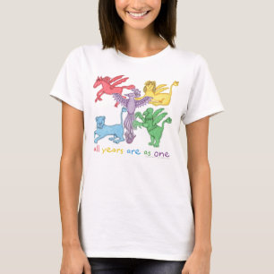Camiseta "Todos os anos…" T-shirt branco (vários estilos