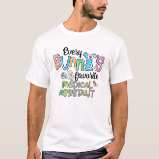 Camiseta "Todos os Bebês" Assistente médico favorito "Feliz