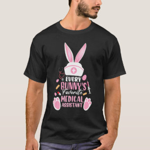 Camiseta "Todos os Bebês" Assistente médico favorito "Feliz