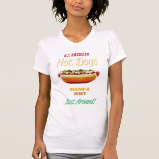 Camiseta Todos Os Cachorros Quentes Americanos Prendem E Su