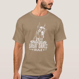Camiseta Todos os cachorros são legal, mas grandes dançarin