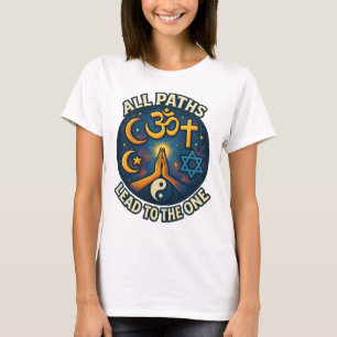 Camiseta "Todos os caminhos levam a um" - Unidade inter-rel