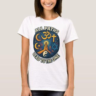 Camiseta "Todos os caminhos levam a um" - Unidade inter-rel