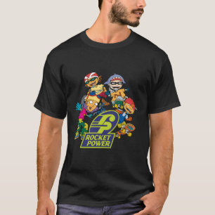Camiseta Todos os Caracteres de Alimentação do Foguete