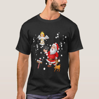 Camiseta Todos os caracteres de Natal juntos
