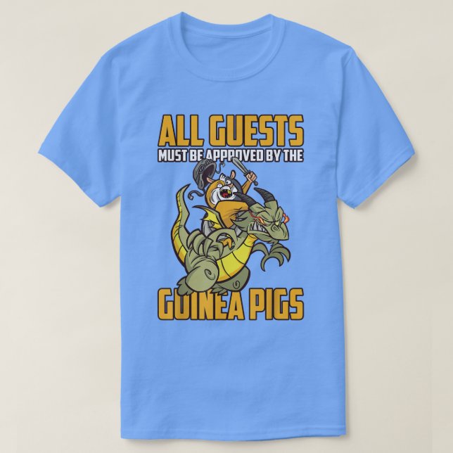 Camiseta Todos os convidados devem ser aprovados pelos porc (Frente do Design)