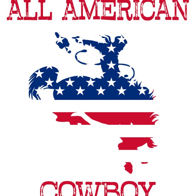Camiseta Todos os cowboy americanos (Criador carregado)