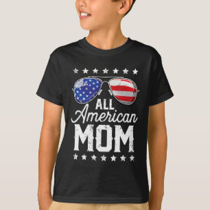Camiseta Todos Os Dias de as mães Americanos 4 De Julho