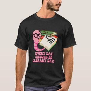 Camiseta Todos Os Dias Devem Ser Livreiros De Dia Da Biblio