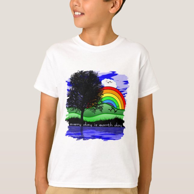 Camiseta Todos os dias é Dia da Terra (Frente)
