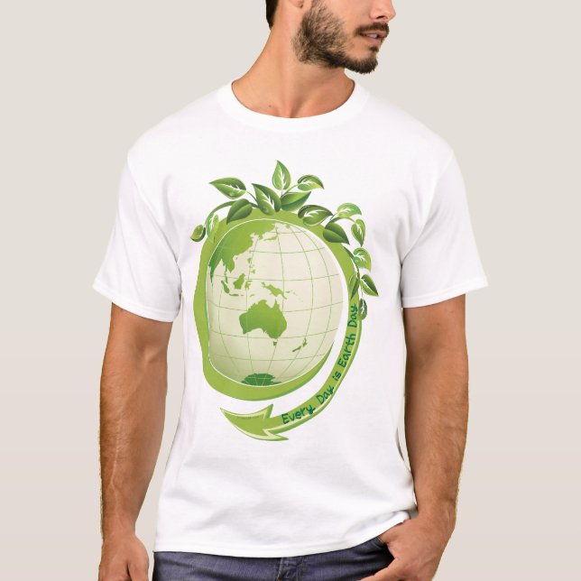 Camiseta Todos os dias é Dia da Terra (Frente)