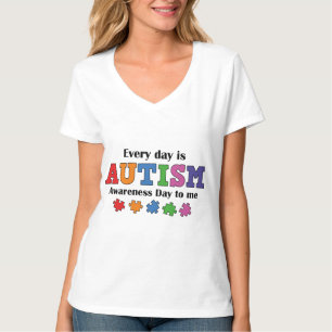 Camiseta Todos Os Dias É Um Dia De Consciência Autista Para