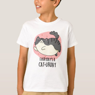 Camiseta Todos os dias é um gato engraçado e engraçado
