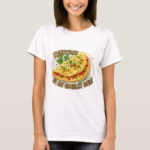Camiseta Todos os Dias São um Dia de Omelete para o Amante 