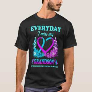 Camiseta Todos Os Dias Sinto Falta Da Prevenção Suicida Do