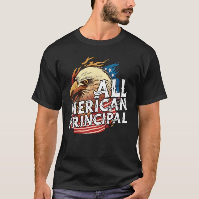 Camiseta Todos Os Diretores Americanos 4 De Julho Eagle Usa (Frente)