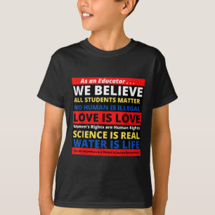 Camiseta Todos os estudantes vivem diversidade consciência