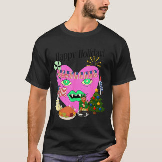Camiseta Todos os Feriados em um Design de Feriado Estranho