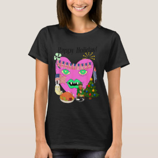 Camiseta Todos os Feriados em um Design de Feriado Estranho