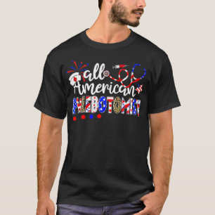 Camiseta Todos os Flebotomistas Americanos Fogos De Artifíc