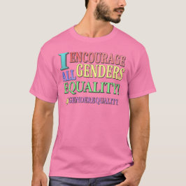 Camiseta "TODOS OS GÊNEROS IGUALDADE" Design. Comprar Agora