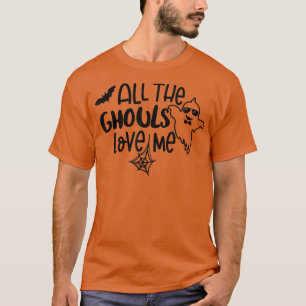 Camiseta Todos Os Ghouls Me Adoram, Fala De Boo Crew Hall