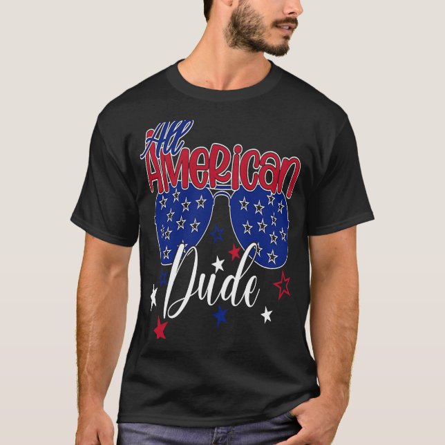 Camiseta Todos os Homens Dias de os pais Americanos do Pai  (Frente)