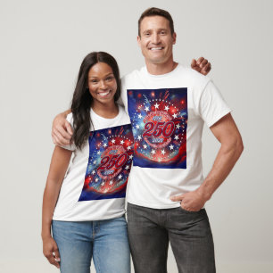 Camiseta Todos os Homens São Criados Gráficos Fogos de Arti