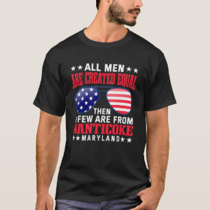 Camiseta Todos Os Homens São Criados Iguais A Nanticoque Ma