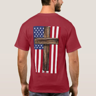 Camiseta Todos os Homens São Criados Iguais Dotado Cruz Rús