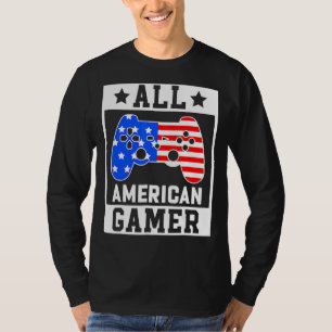 Camiseta Todos Os Jogo De Jogador Americano Bandeiras Ameri